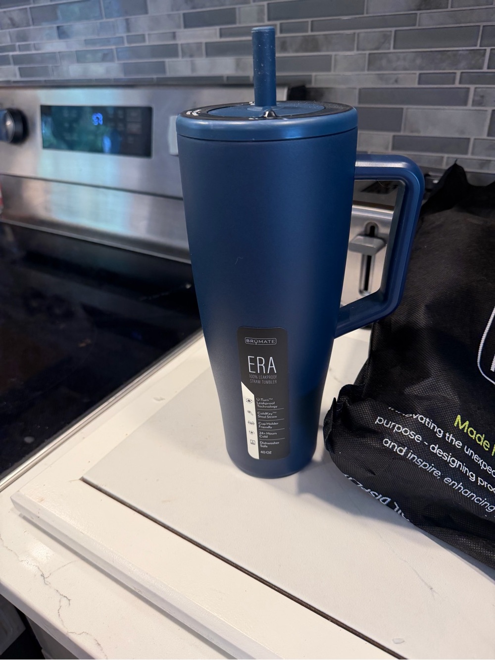 Brumate ERA Travel Tumbler with Handle - Deep Blue